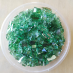Crushed glass